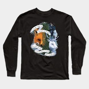 Poetry Quote "The Stolen Child" by W.B. Yeats Long Sleeve T-Shirt